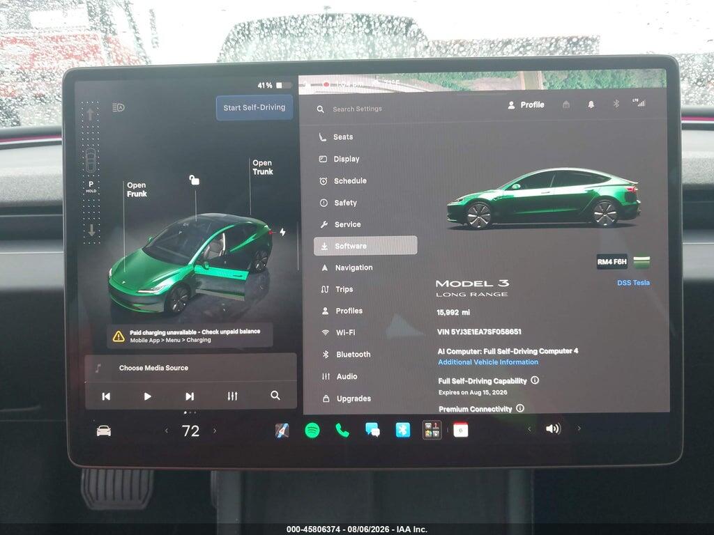 5YJ3E1EA7SF058651 2025 TESLA MODEL 3 photo no. 7