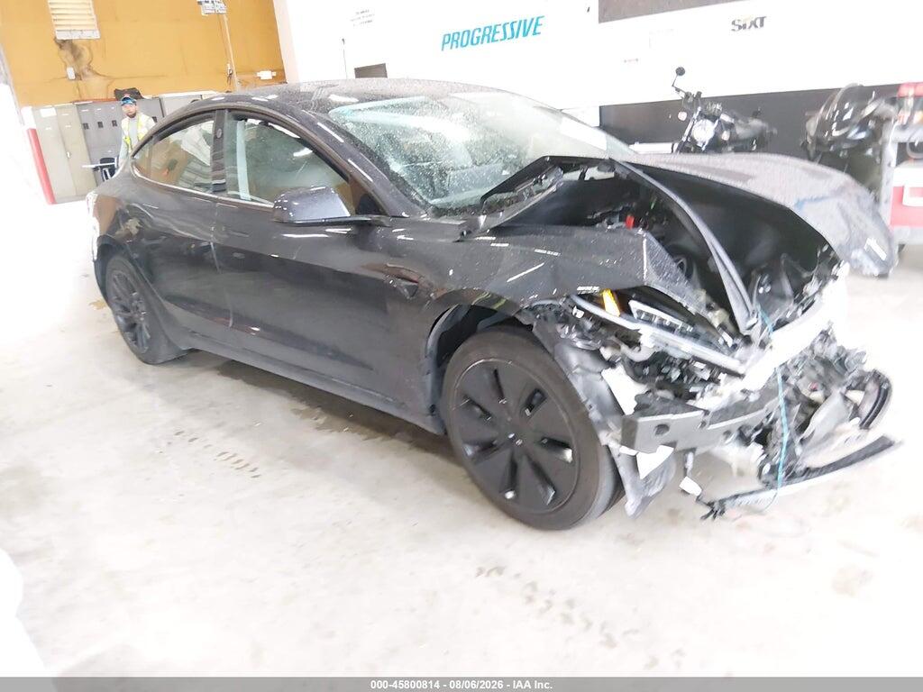 5YJ3E1EA9SF907436 2025 TESLA MODEL 3 photo no. 1