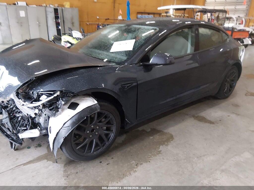 5YJ3E1EA9SF907436 2025 TESLA MODEL 3 photo no. 2