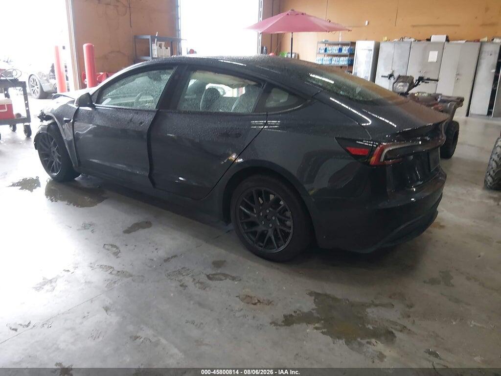 5YJ3E1EA9SF907436 2025 TESLA MODEL 3 photo no. 3
