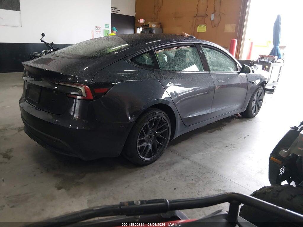 5YJ3E1EA9SF907436 2025 TESLA MODEL 3 photo no. 4