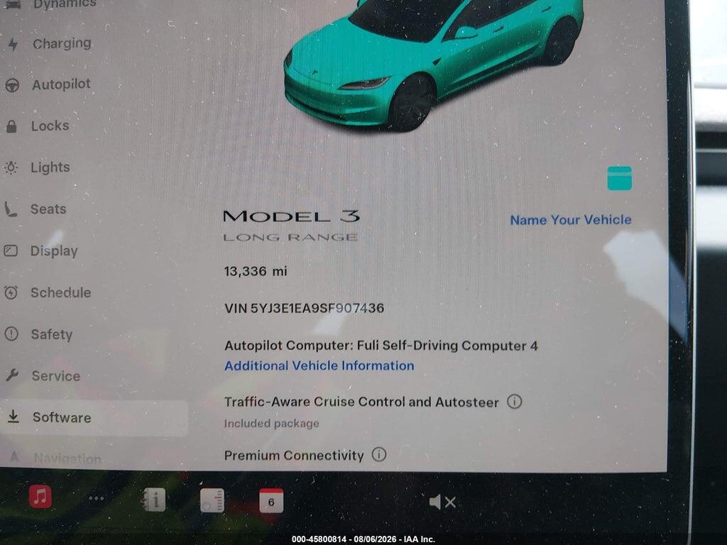 5YJ3E1EA9SF907436 2025 TESLA MODEL 3 photo no. 7