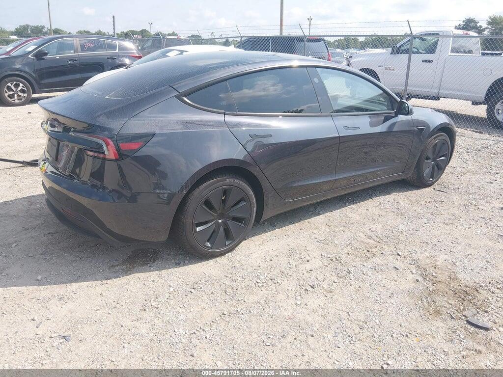 5YJ3E1EA5SF904825 2025 TESLA MODEL 3 photo no. 4