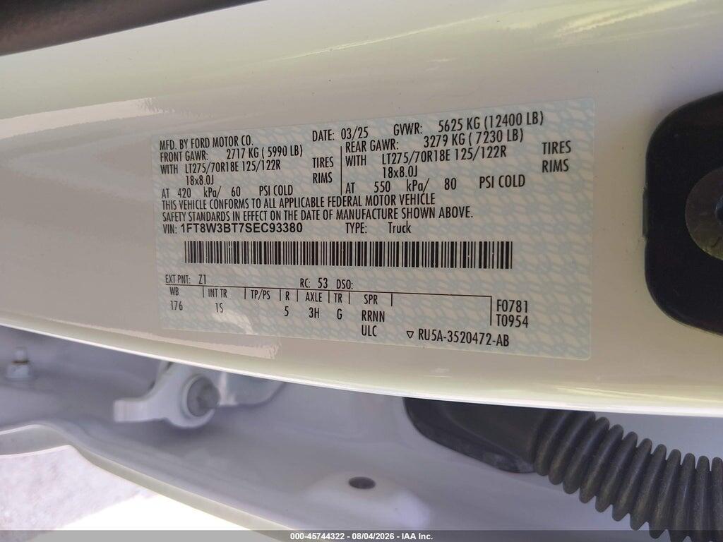 1FT8W3BT7SEC93380 2025 FORD F-350 photo no. 8