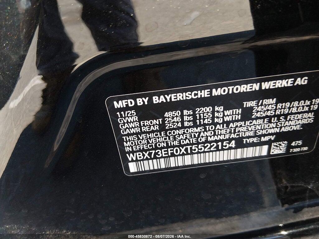 WBX73EF0XT5522154 2026 BMW X1 photo no. 9