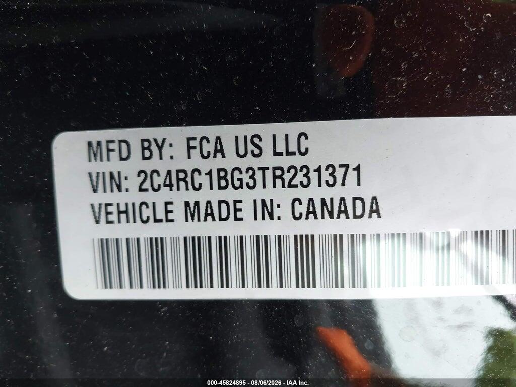 2C4RC1BG3TR231371 2026 CHRYSLER PACIFICA photo no. 9