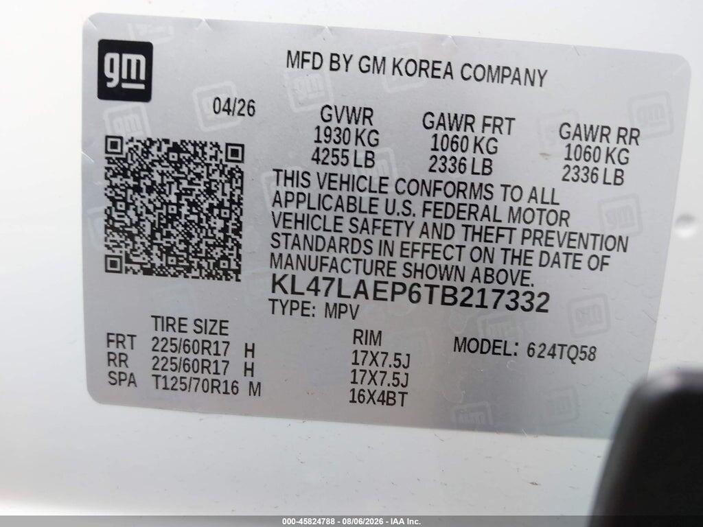 KL47LAEP6TB217332 2026 BUICK ENVISTA photo no. 9