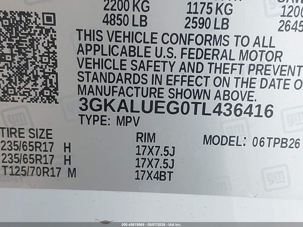 3GKALUEG0TL436416 2026 GMC TERRAIN photo no. 9
