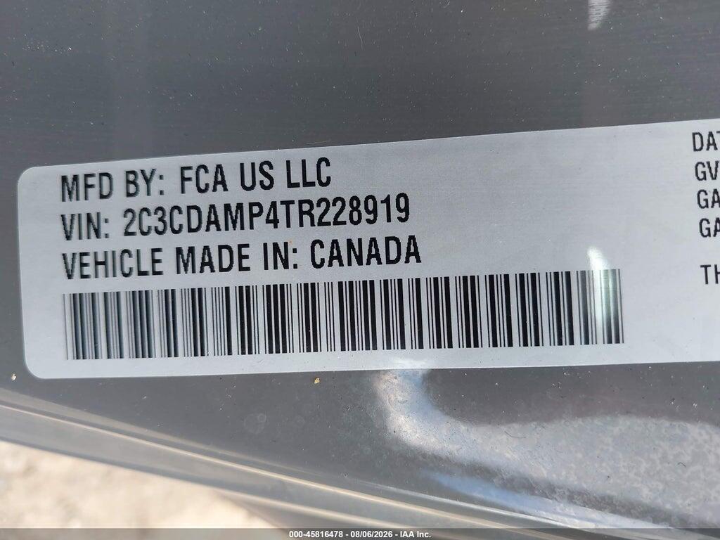 2C3CDAMP4TR228919 2026 DODGE CHARGER photo no. 9