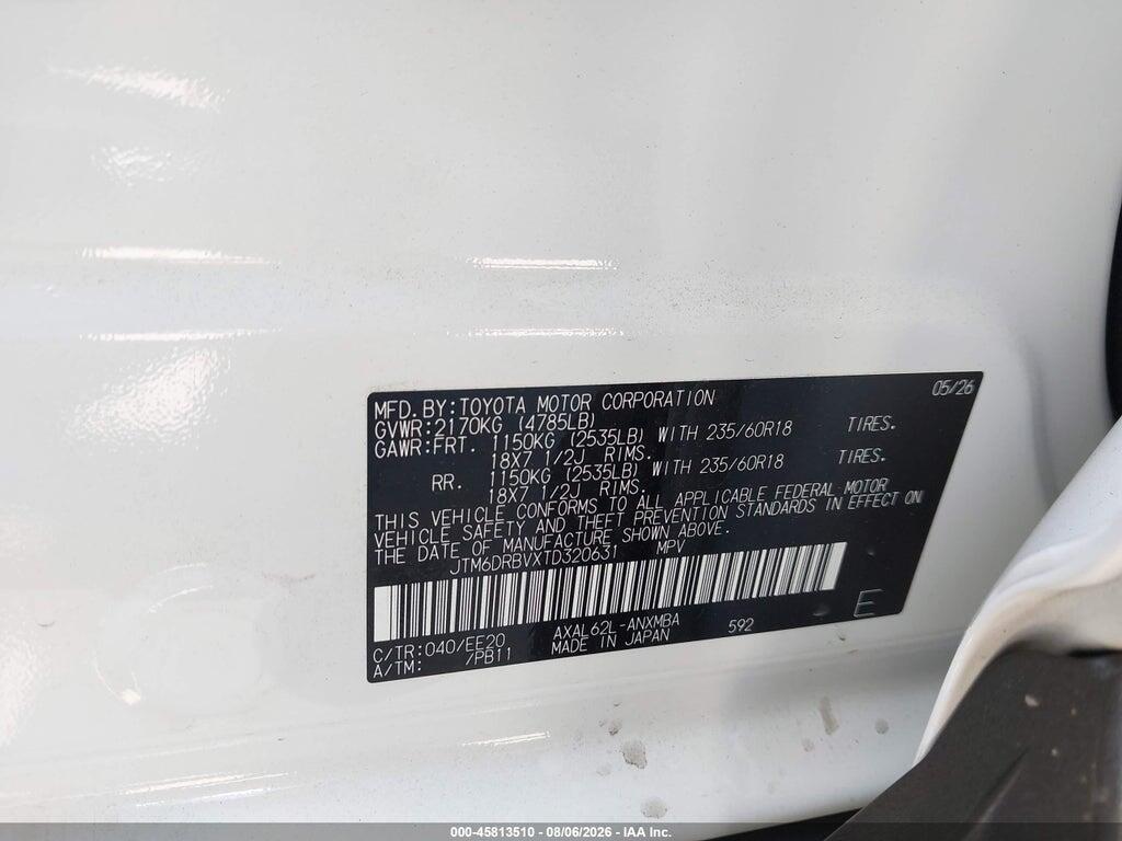 JTM6DRBVXTD320631 2026 TOYOTA RAV4 photo no. 9