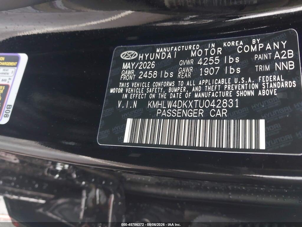 KMHLW4DKXTU042831 2026 HYUNDAI ELANTRA N photo no. 9