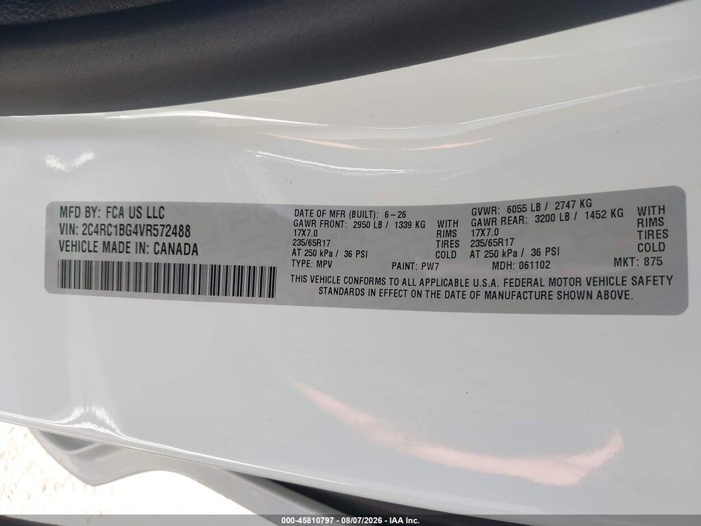 2C4RC1BG4VR572488 2027 CHRYSLER PACIFICA photo no. 9