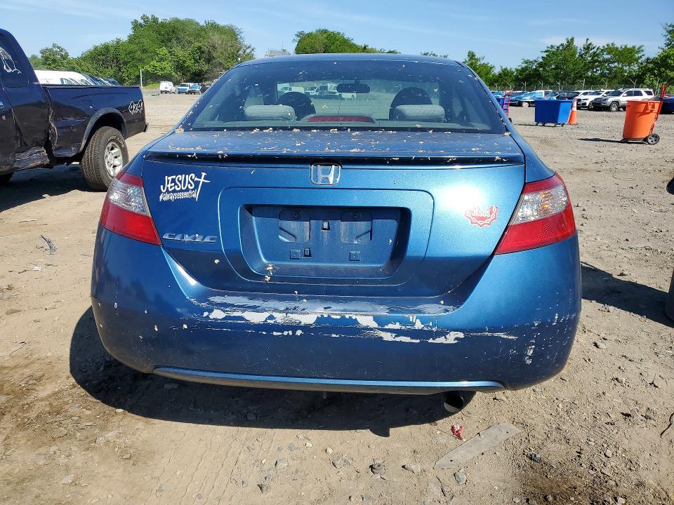 2HGFG12869H516159 2009 HONDA CIVIC photo no. 6