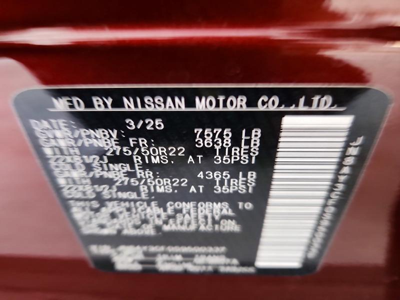 2025 NISSAN ARMADA PLATINUM RESERVE — Фото 13 из 13