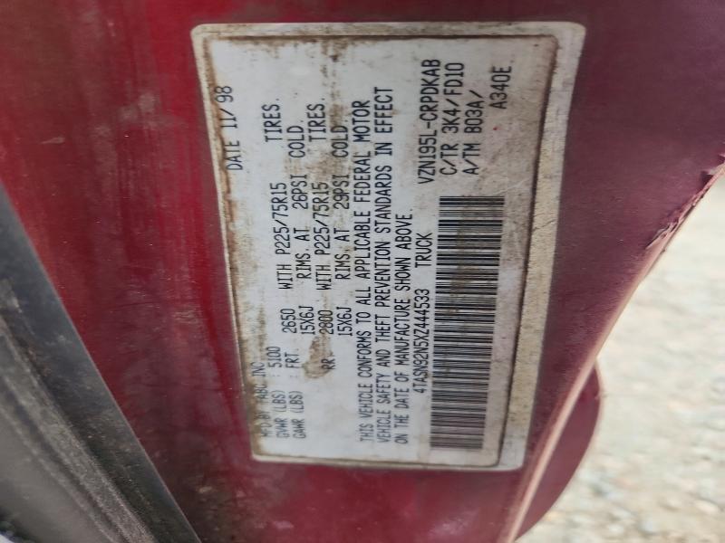 1999 TOYOTA TACOMA XTRACAB PRERUNNER — Фото 12 из 12