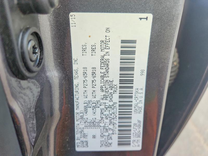 5TFUY5F15GX513978 2016 TOYOTA TUNDRA photo no. 12