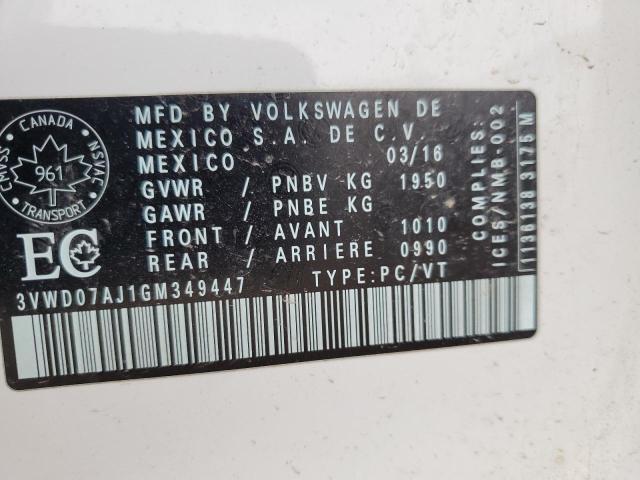 2016 VOLKSWAGEN JETTA COMFORTLINE — Фото 12 из 12