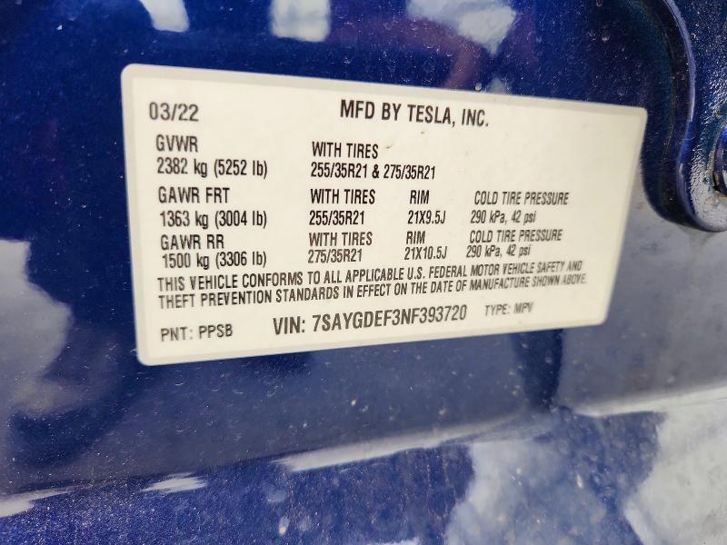 2022 TESLA MODEL Y — Фото 13 из 13