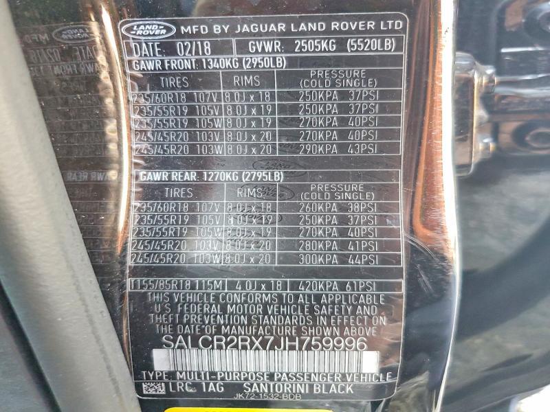 2018 LAND ROVER DISCOVERY SPORT HSE — Фото 13 из 13