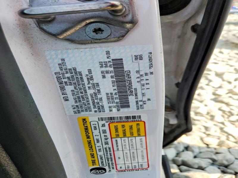 3FA6P0HD6GR169453 2016 FORD FUSION photo no. 12