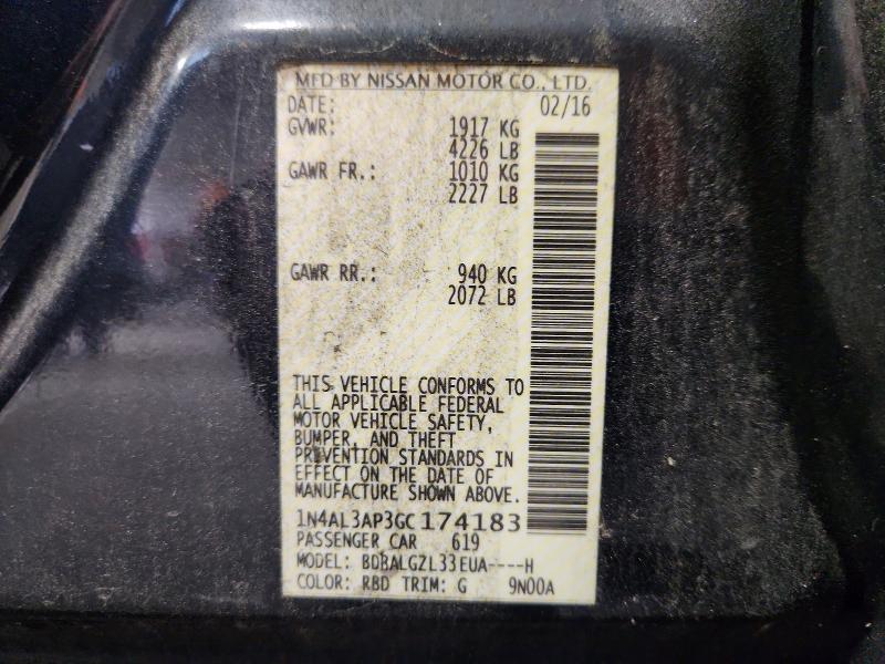 1N4AL3AP3GC174183 2016 NISSAN ALTIMA photo no. 12