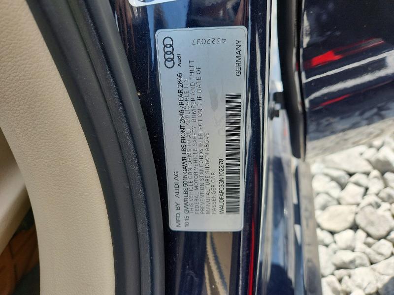 2016 AUDI A6 PREMIUM PLUS — Фото 12 из 12