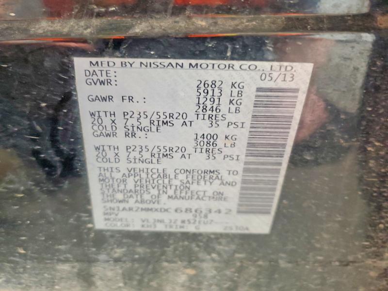2013 NISSAN PATHFINDER S — Фото 13 из 13
