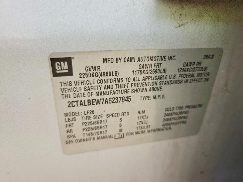 2CTALBEW7A6237845 2010 GMC TERRAIN photo no. 12