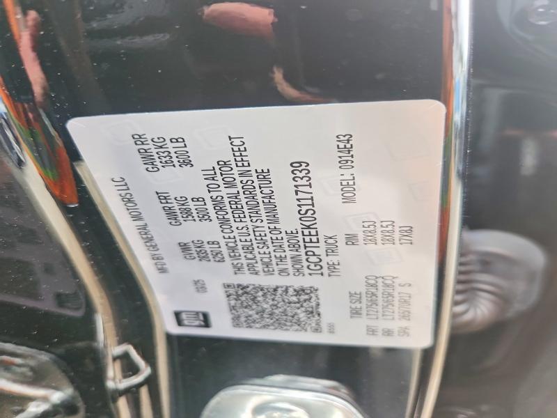 1GCPTEEK0S1171339 2025 CHEVROLET COLORADO photo no. 12