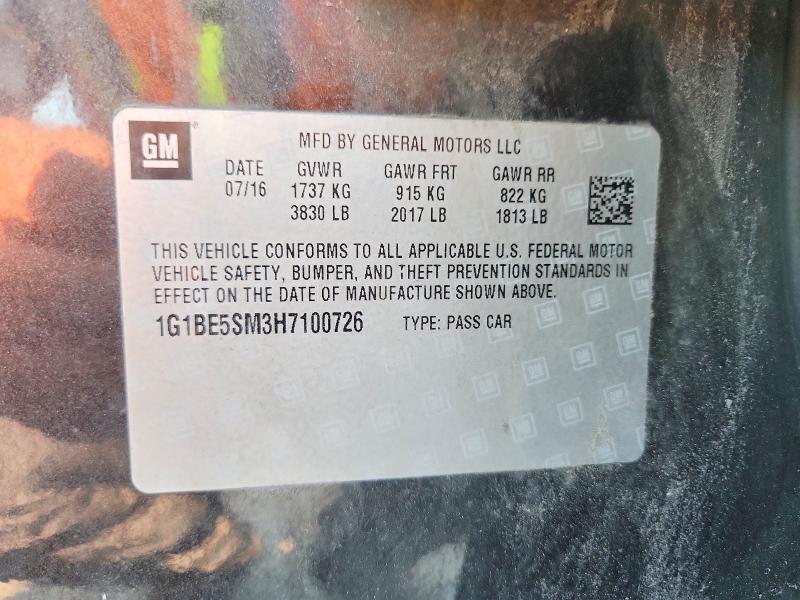 1G1BE5SM3H7100726 2017 CHEVROLET CRUZE photo no. 12