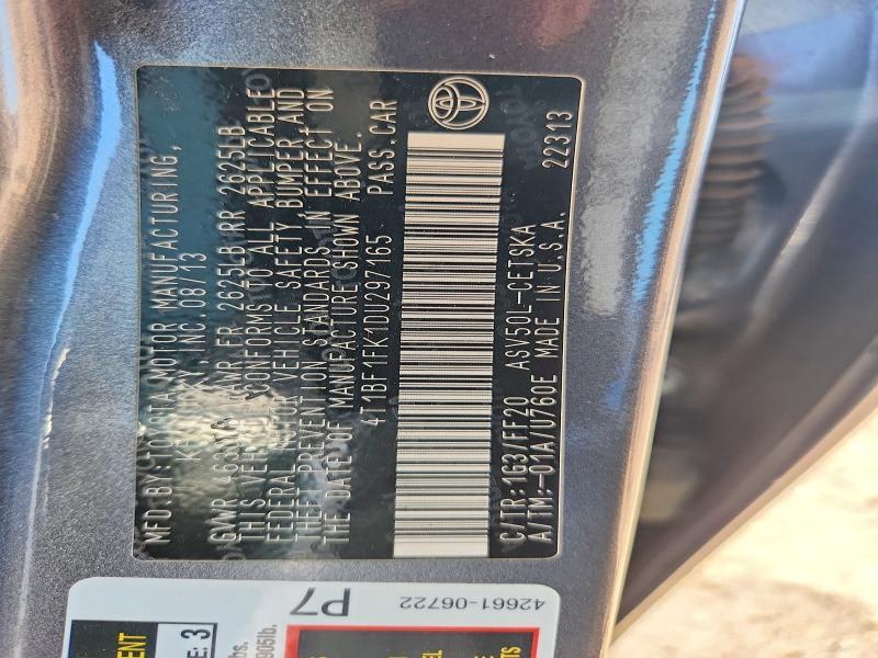 4T1BF1FK1DU297165 2013 TOYOTA CAMRY photo no. 12