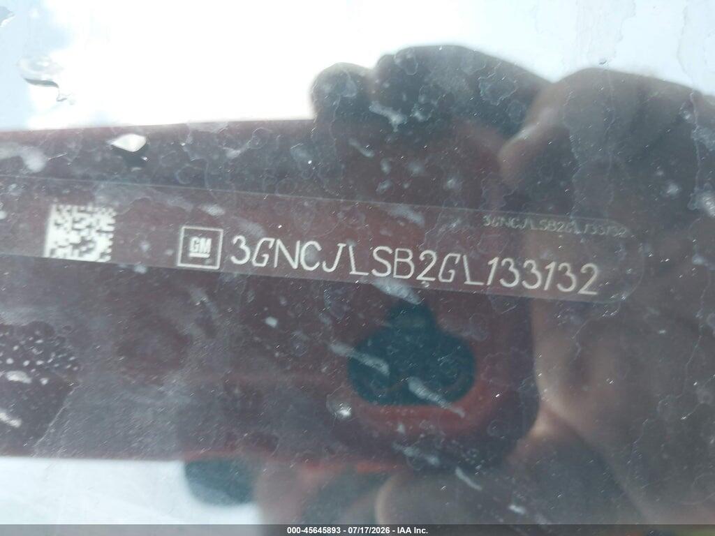 3GNCJLSB2GL133132 2016 CHEVROLET TRAX photo no. 9