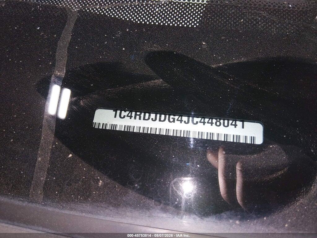 1C4RDJDG4JC448041 2018 DODGE DURANGO photo no. 9