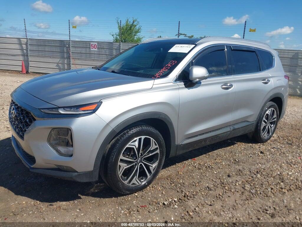 5NMS53AA2LH306169 2020 HYUNDAI SANTA FE photo no. 2
