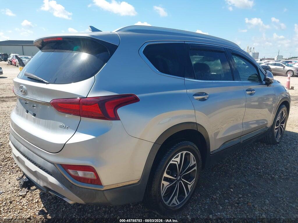 5NMS53AA2LH306169 2020 HYUNDAI SANTA FE photo no. 4