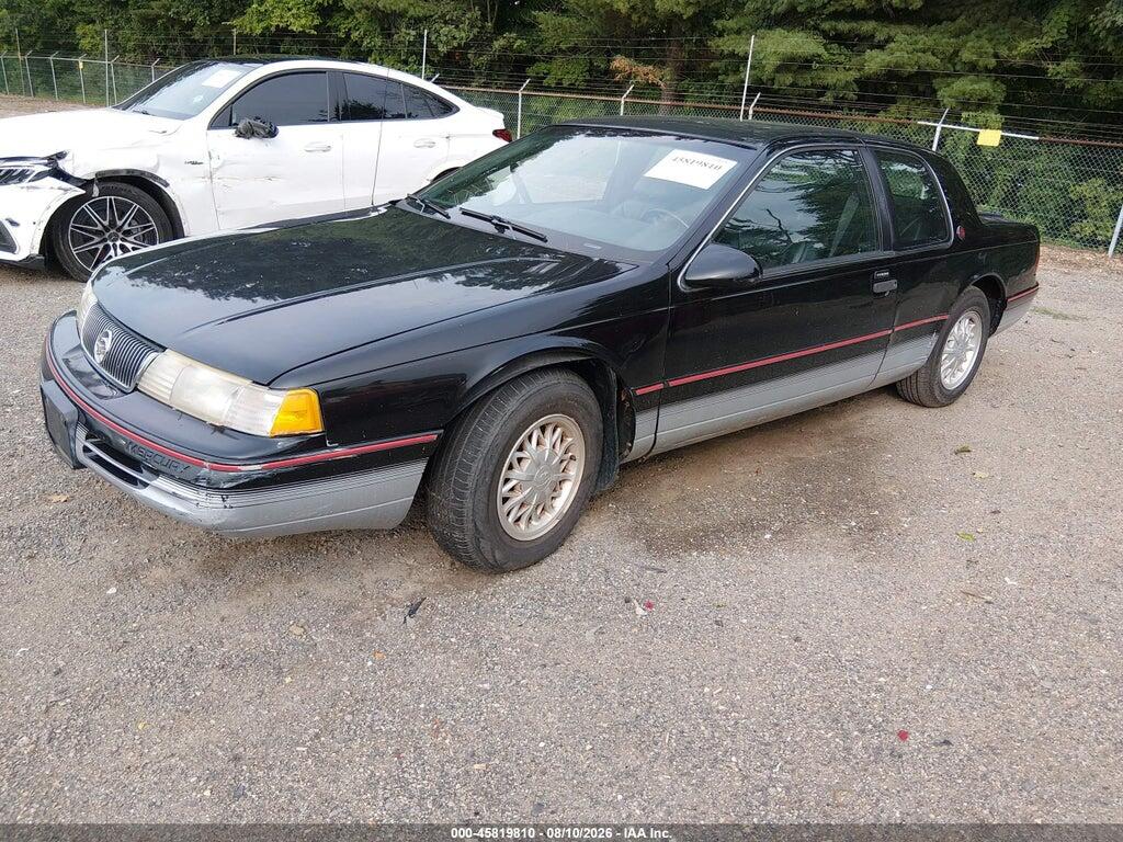 1MEPM6240PH634330 1993 MERCURY COUGAR photo no. 2