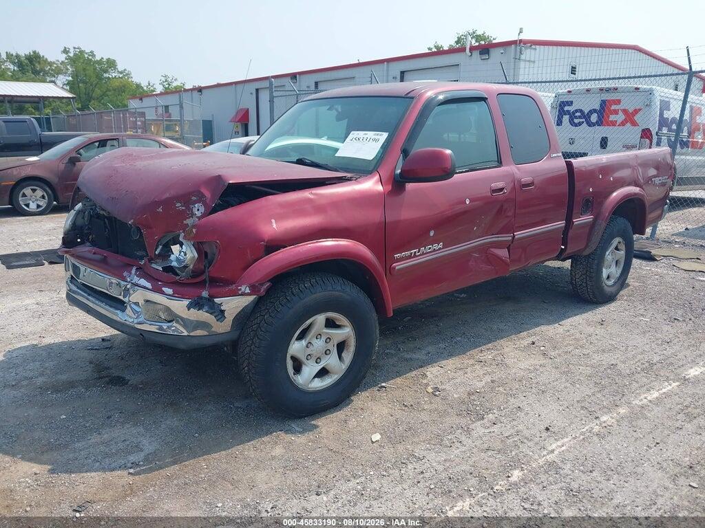 5TBBT4815YS116784 2000 TOYOTA TUNDRA photo no. 2