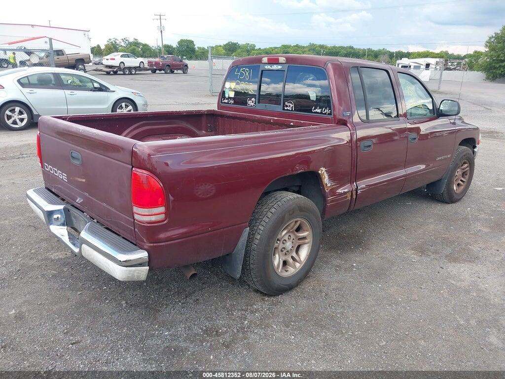 1B7GL2AN71S172110 2001 DODGE DAKOTA photo no. 4
