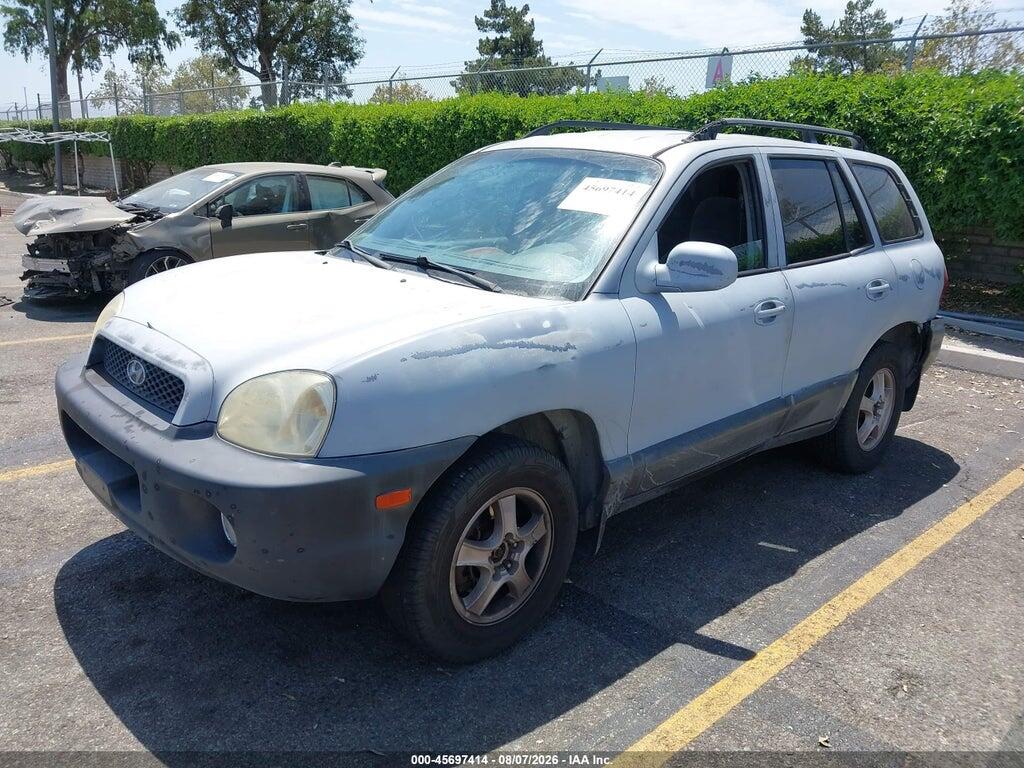 KM8SC13D03U345591 2003 HYUNDAI SANTA FE photo no. 2