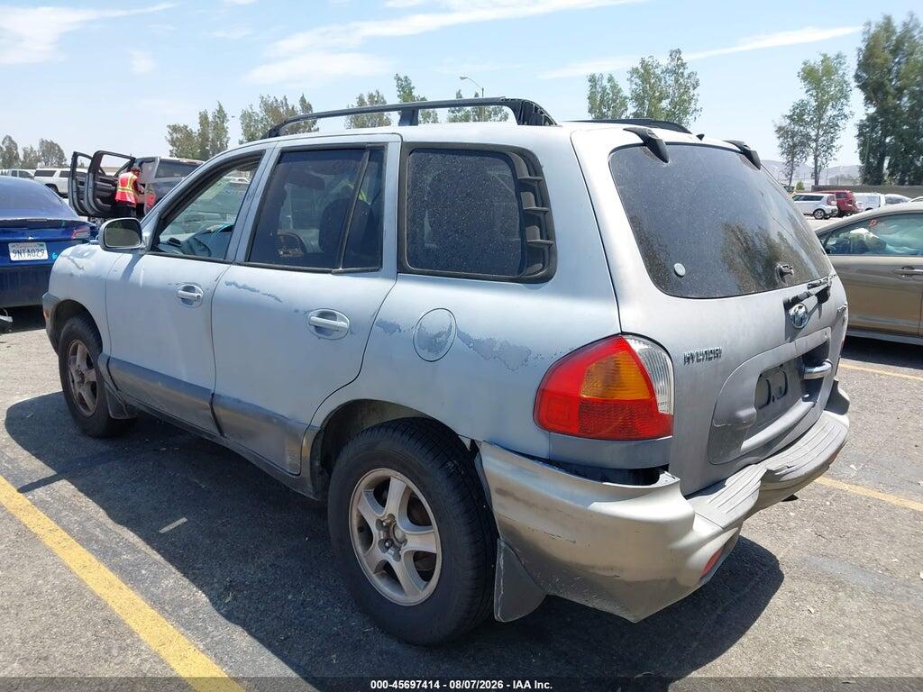 KM8SC13D03U345591 2003 HYUNDAI SANTA FE photo no. 3
