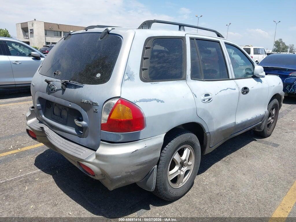 KM8SC13D03U345591 2003 HYUNDAI SANTA FE photo no. 4