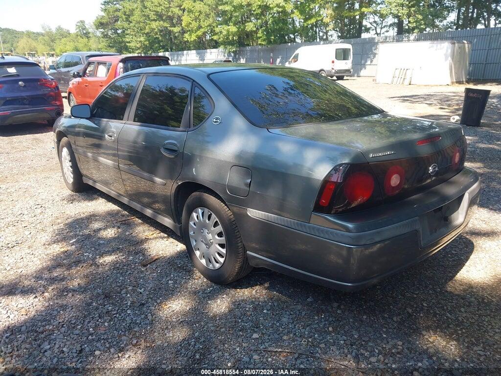 2G1WF52E249299381 2004 CHEVROLET IMPALA photo no. 3