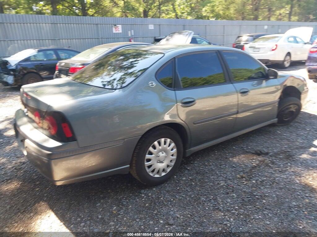 2G1WF52E249299381 2004 CHEVROLET IMPALA photo no. 4