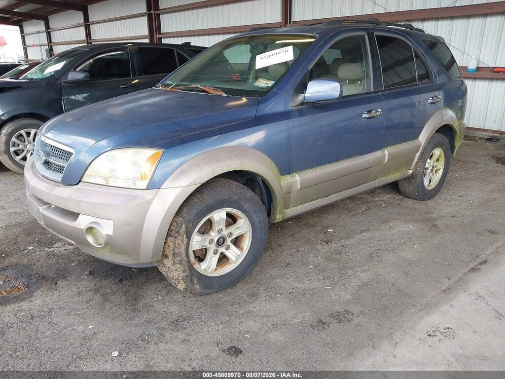 KNDJC733445285210 2004 KIA SORENTO photo no. 2
