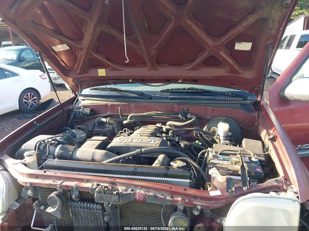 5TBRT34115S459988 2005 TOYOTA TUNDRA photo no. 10
