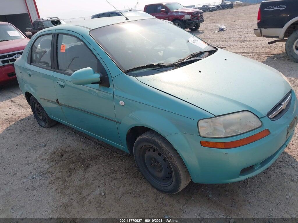 KL1TD52645B290780 2005 CHEVROLET AVEO photo no. 1