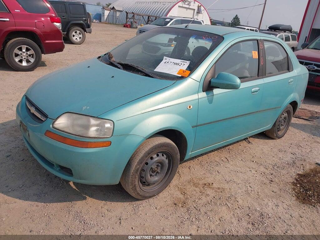 KL1TD52645B290780 2005 CHEVROLET AVEO photo no. 2