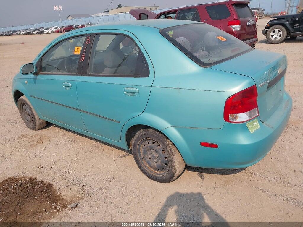 KL1TD52645B290780 2005 CHEVROLET AVEO photo no. 3