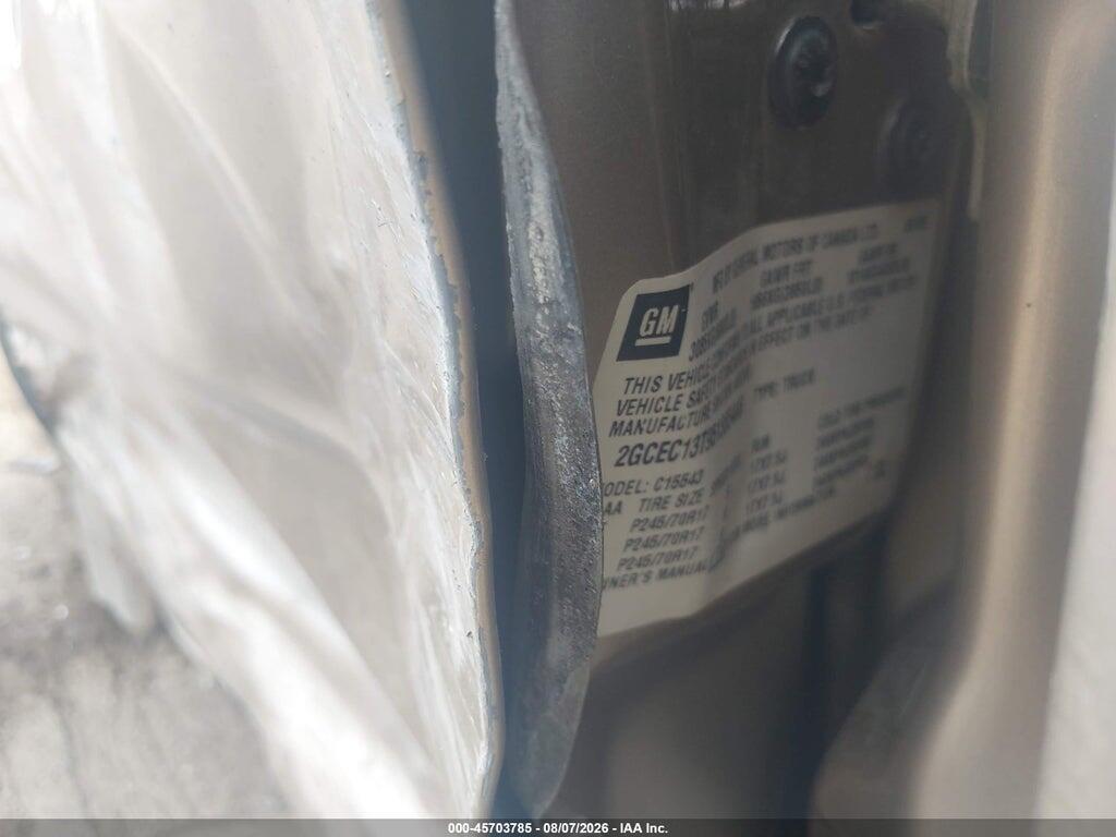 2GCEC13T951385448 2005 CHEVROLET SILVERADO 1500 photo no. 9