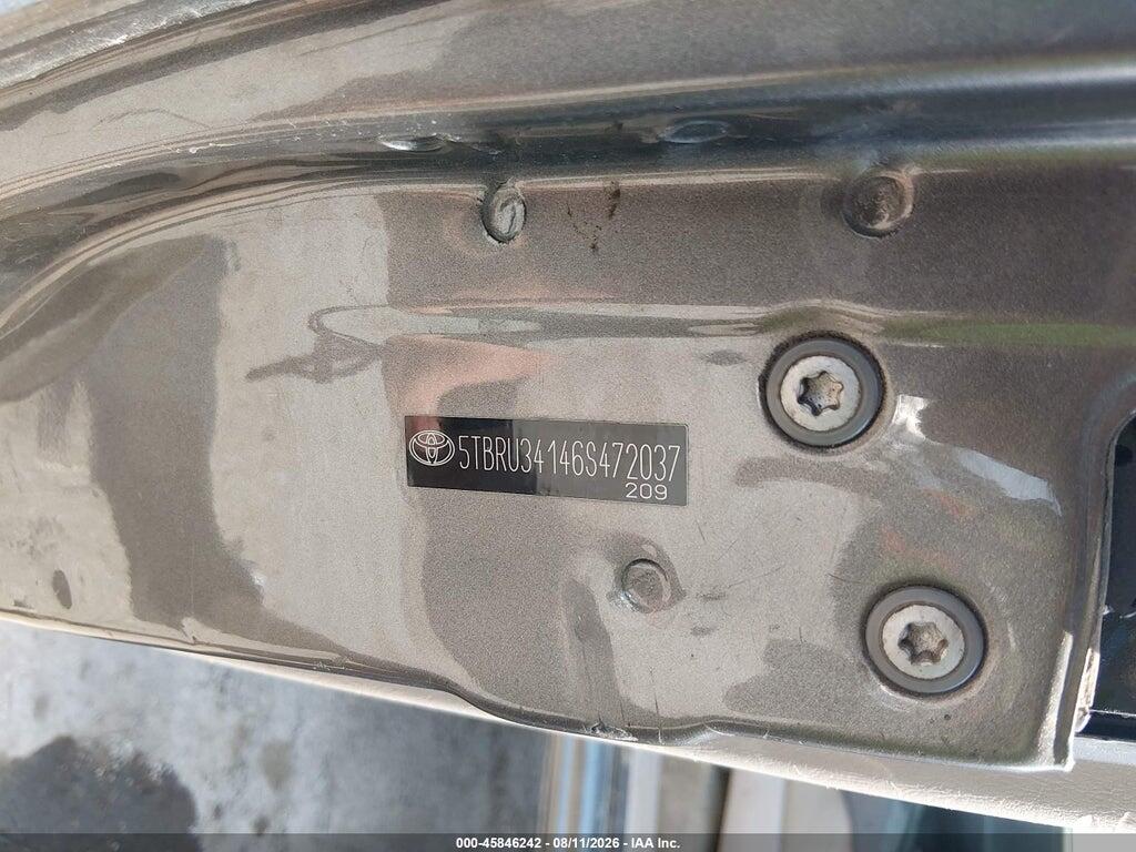 5TBRU34146S472037 2006 TOYOTA TUNDRA photo no. 9